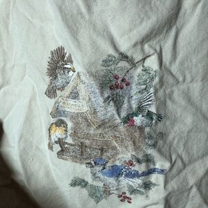 Northern Reflections Cream Cotton Tote Bag